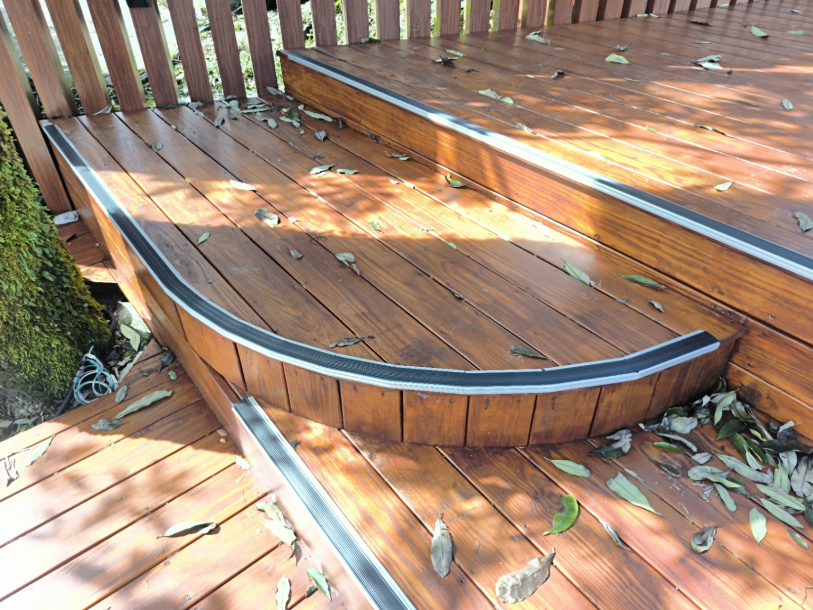 Landscape Wooden Boardwalk Anti-slip Strip Project Examples